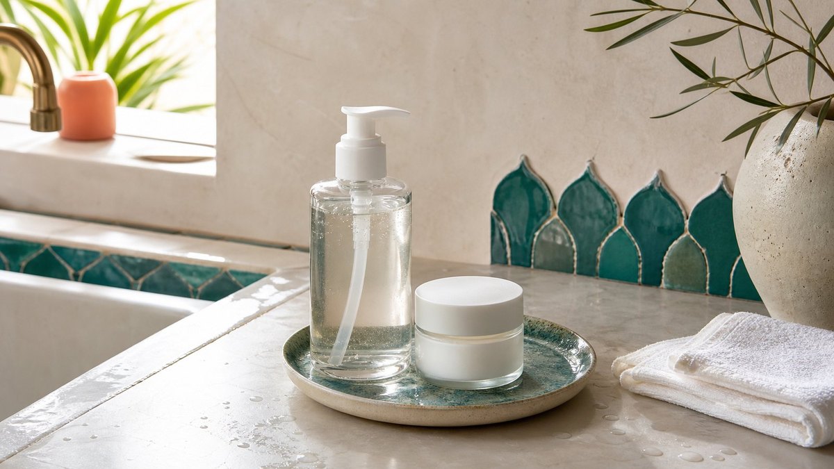 Nettoyant doux et hydratant non comédogène pour une peau sujette aux boutons.